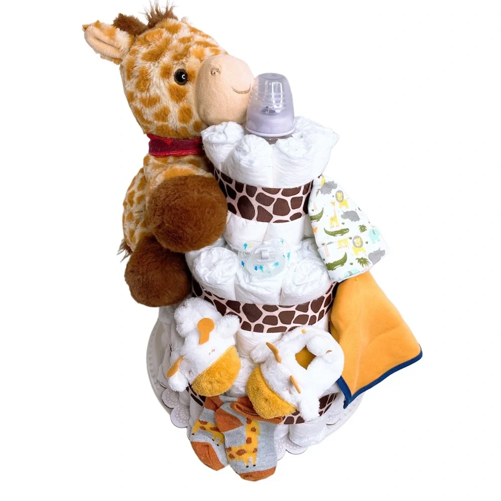 Giraffe Diaper Cake